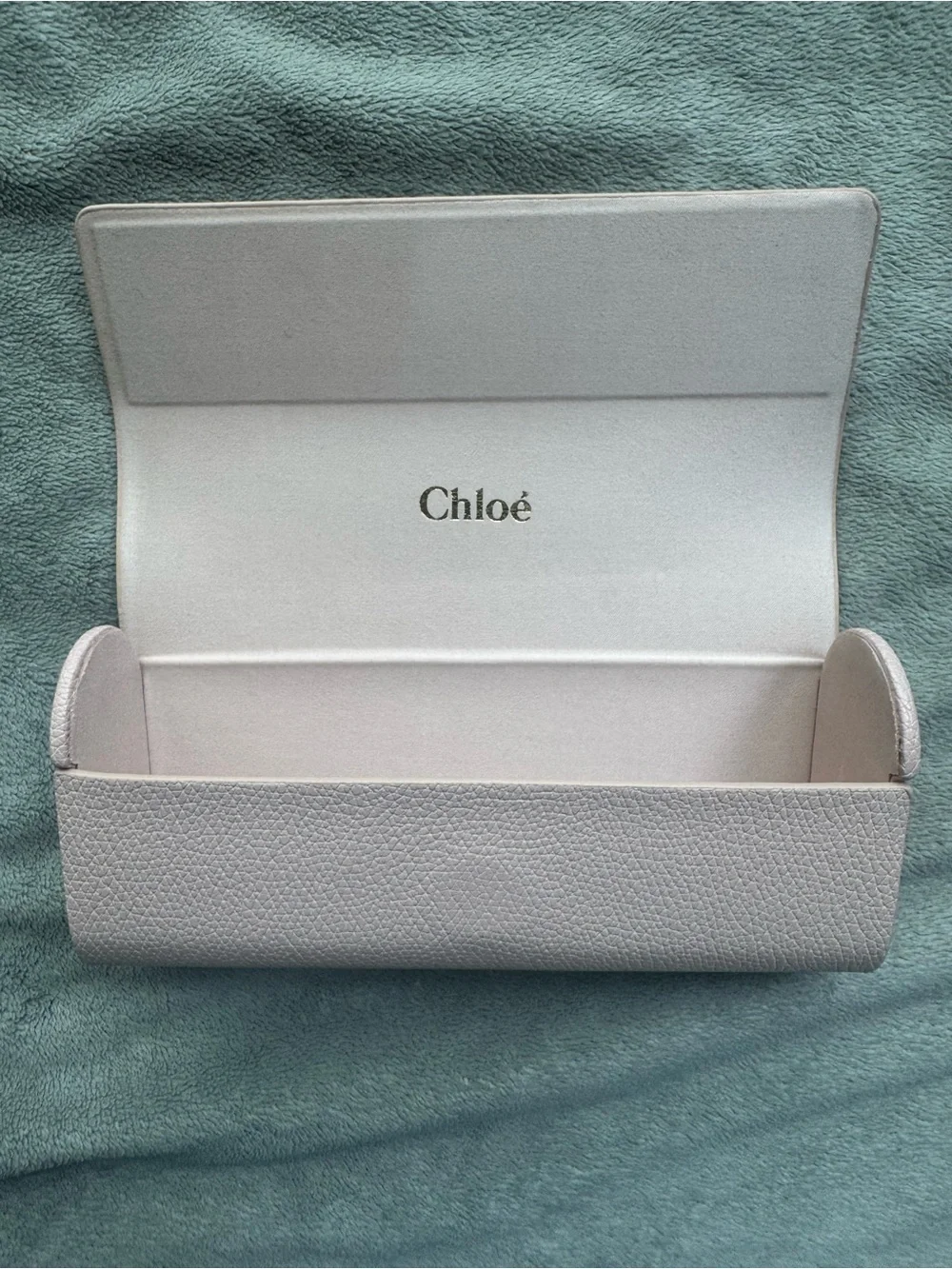 Cream Leather Eyewear Case